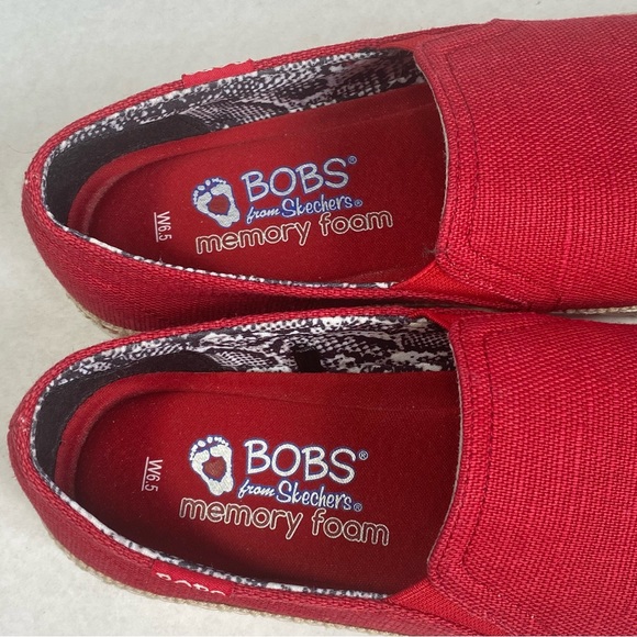Skecher Women's BOBS Flexpadrille 3.0-Dark Horse Flats Shoe 113091; RED Size 6.5 - Picture 12 of 16